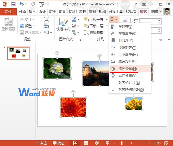 PowerPoint2013多图处理技巧：补缺法